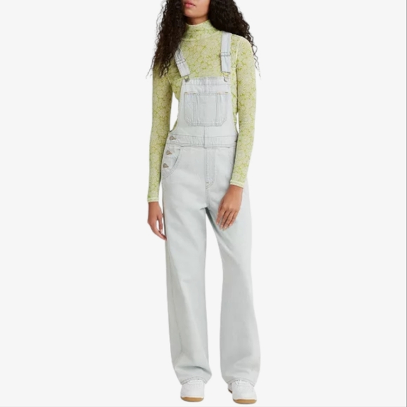 Levi's Jeans Levis Womens Utility Loose Fit Denim Overalls Poshmark